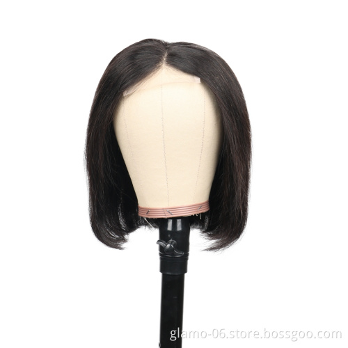 Wholesale Short Curly Hair Wig Human Hair Bob Pixie Cut Front Lace Wig With Baby Hair Virgin Brazilian Bob Curly Lace Front Wigs